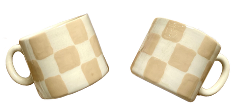 7th House Ceramics etsy checkered rugs 