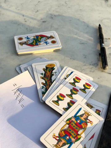 Scopa Italian card game