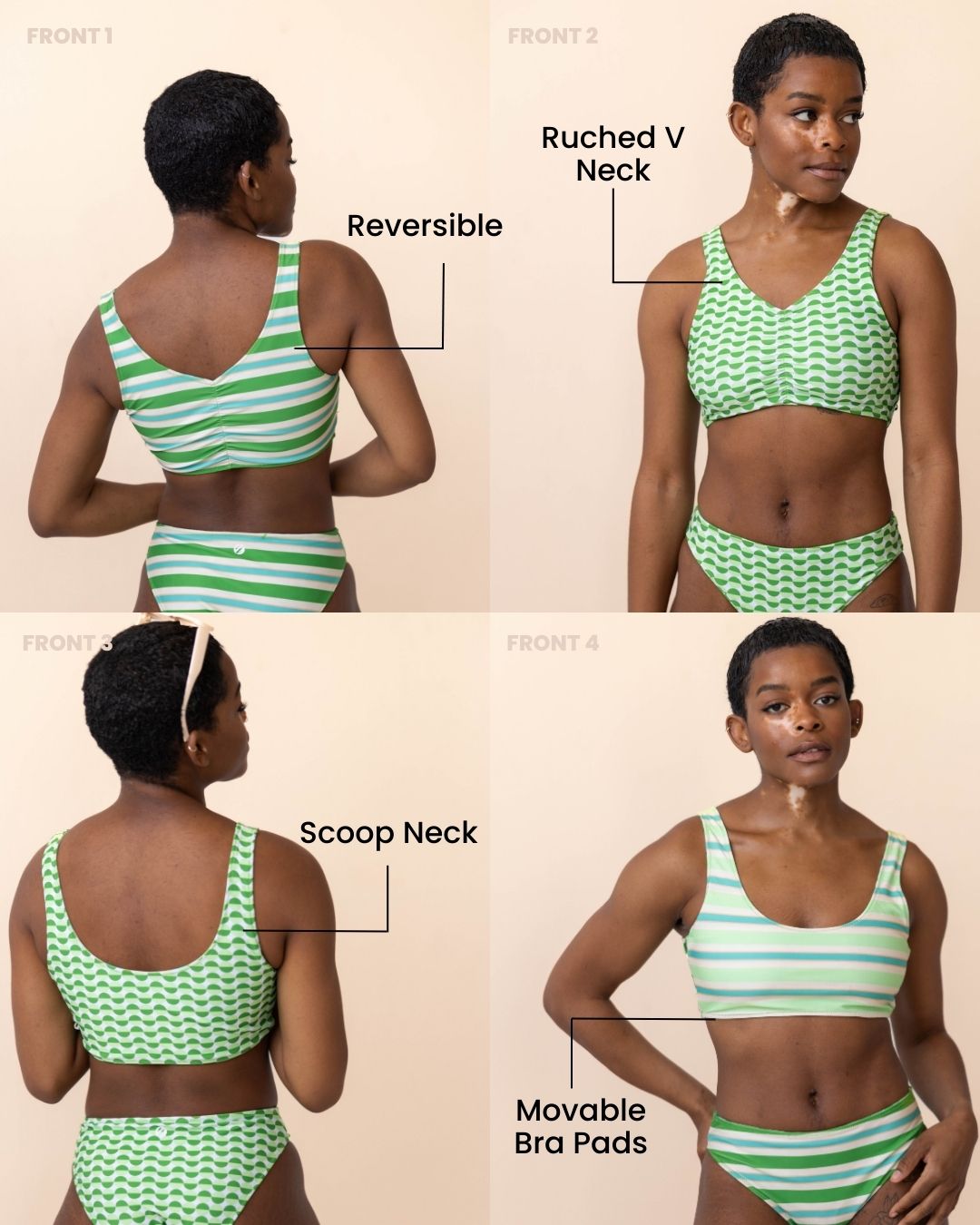 4 Way Reversible Swimsuit Top