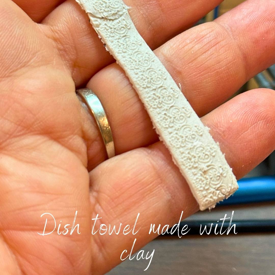 clay dish towel