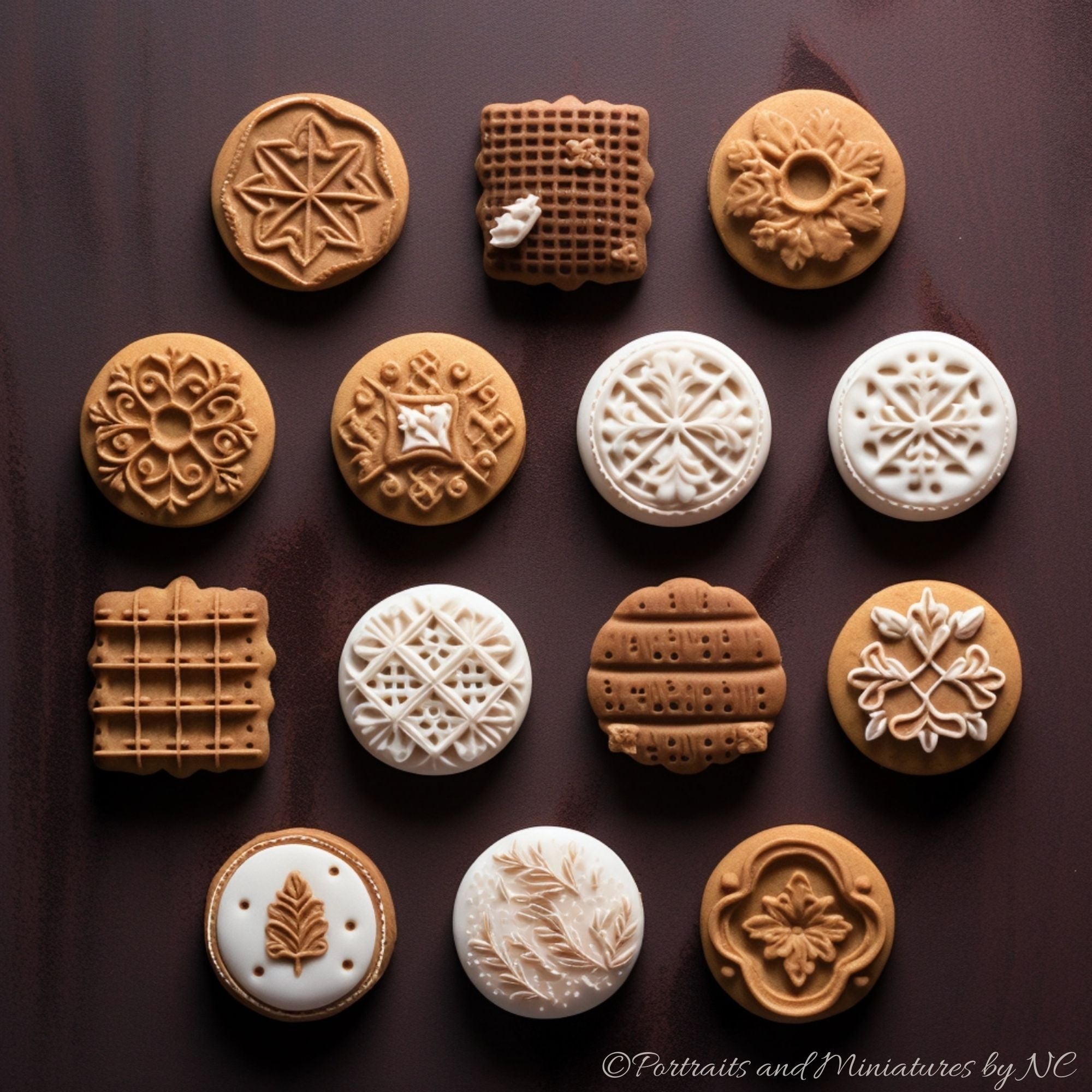 cookies made out of clay