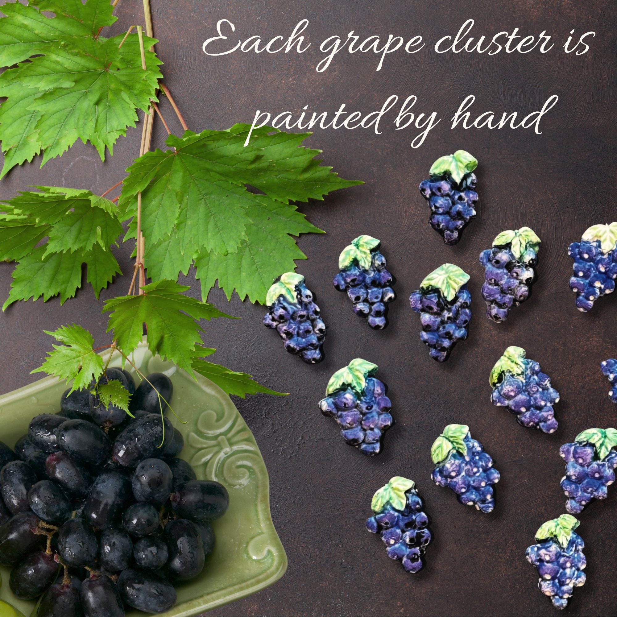 Coloring miniature grapes