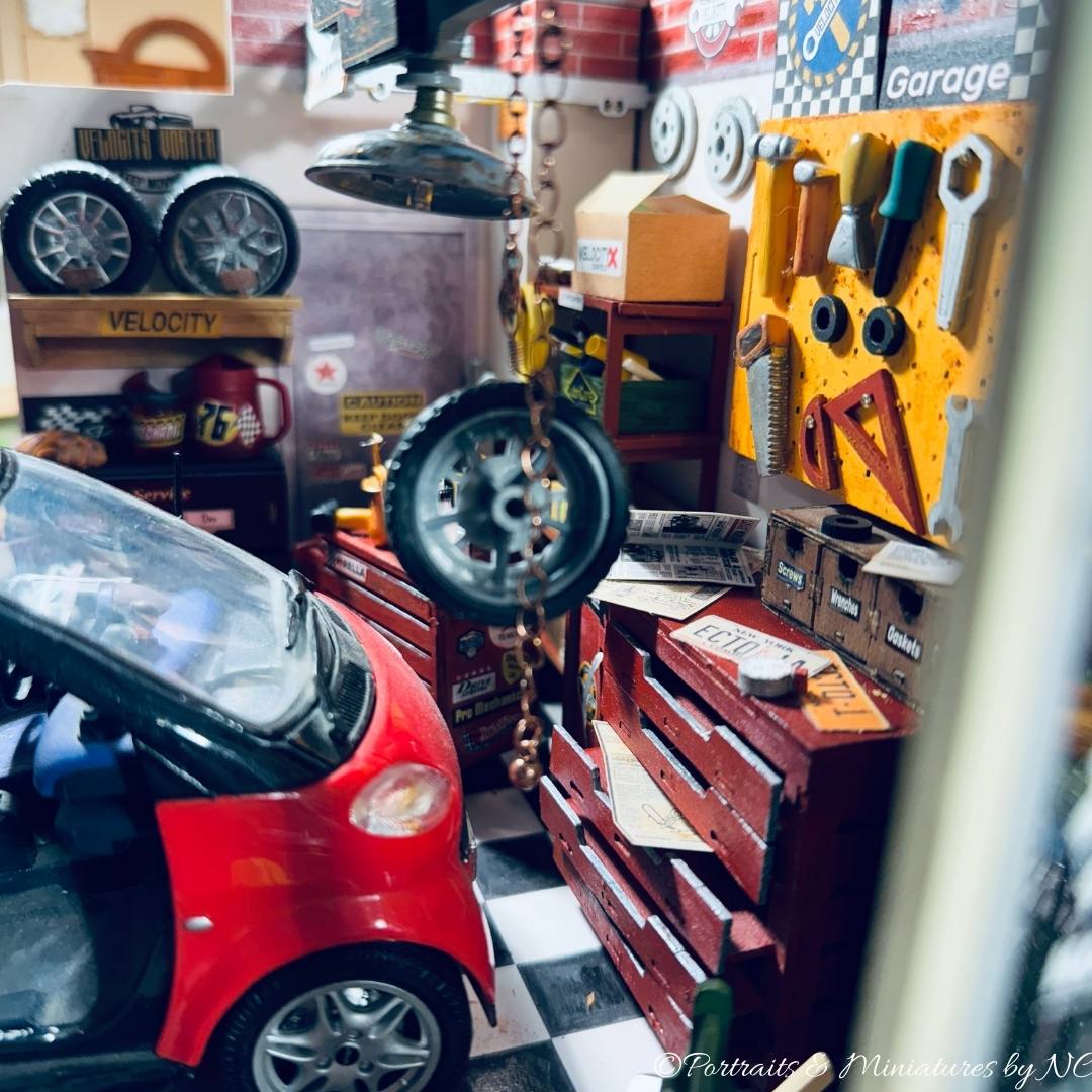 Miniature 1 24 scale garage