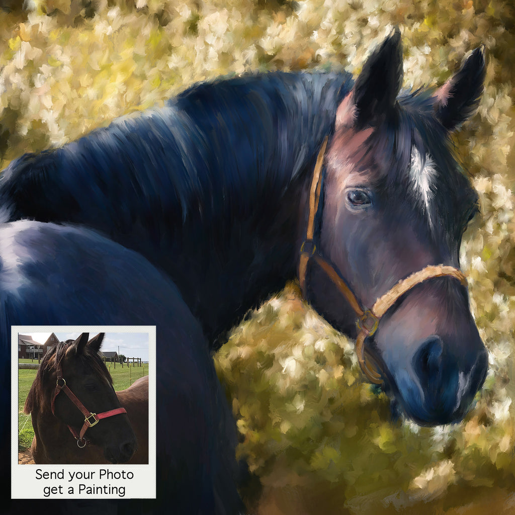 Portrait de cheval Tennesee Walker