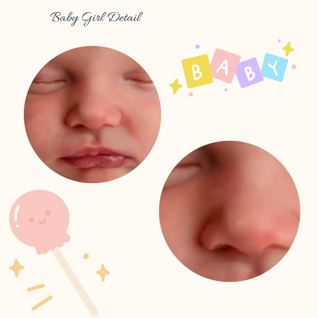 painted baby nose