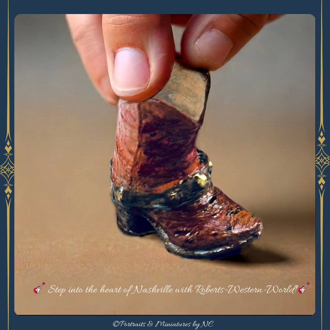 Miniature Cowboy Boots in 1 12 scale