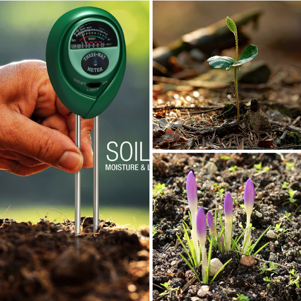 HealthyWiser 3-in-1 Soil Meter
