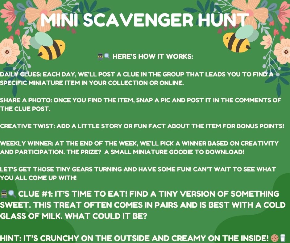 Miniature Scavenger Hunt