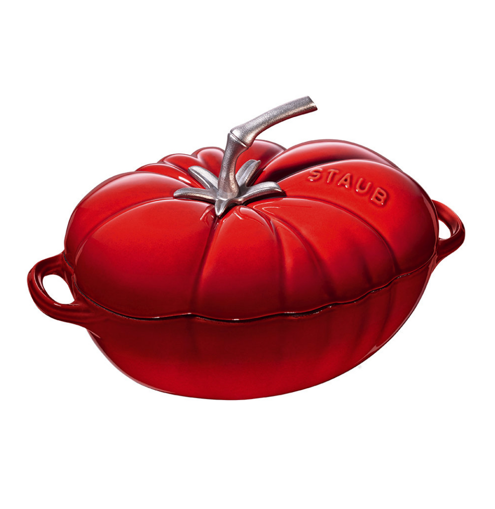 Staub Enameled Cast Iron 3-Qt. Tomato Cocotte