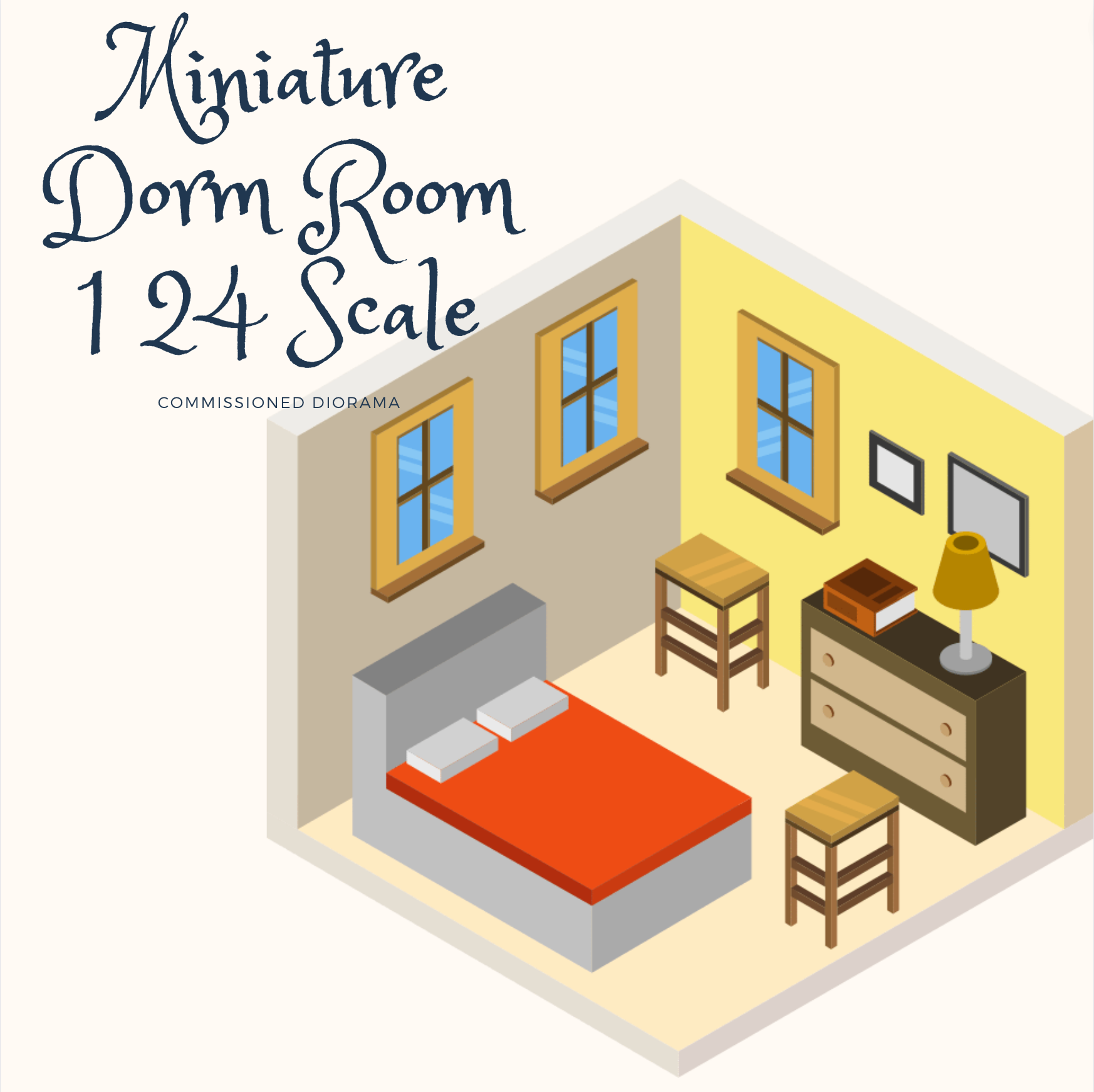 Dorm Room Diorama