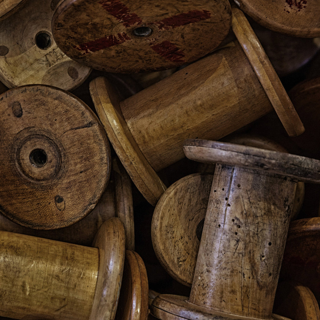 wood spools