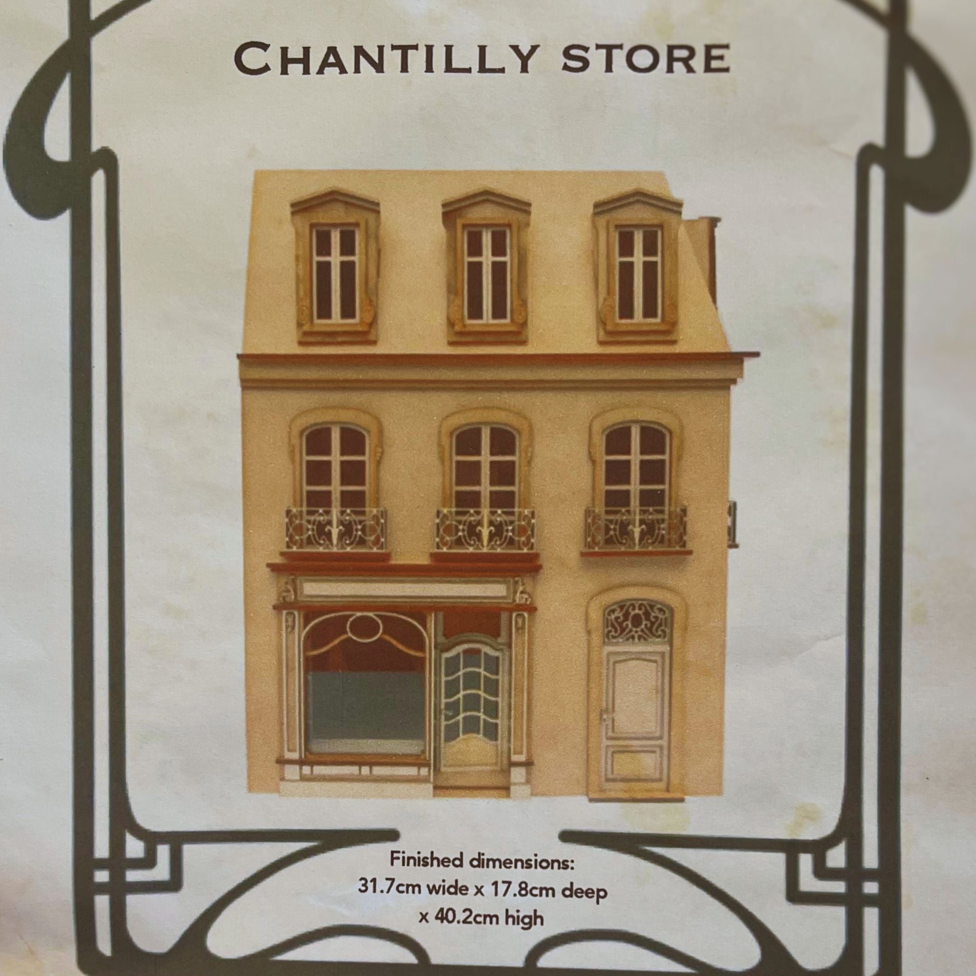Chantilly Store 1:24 Scale Miniature Kit
