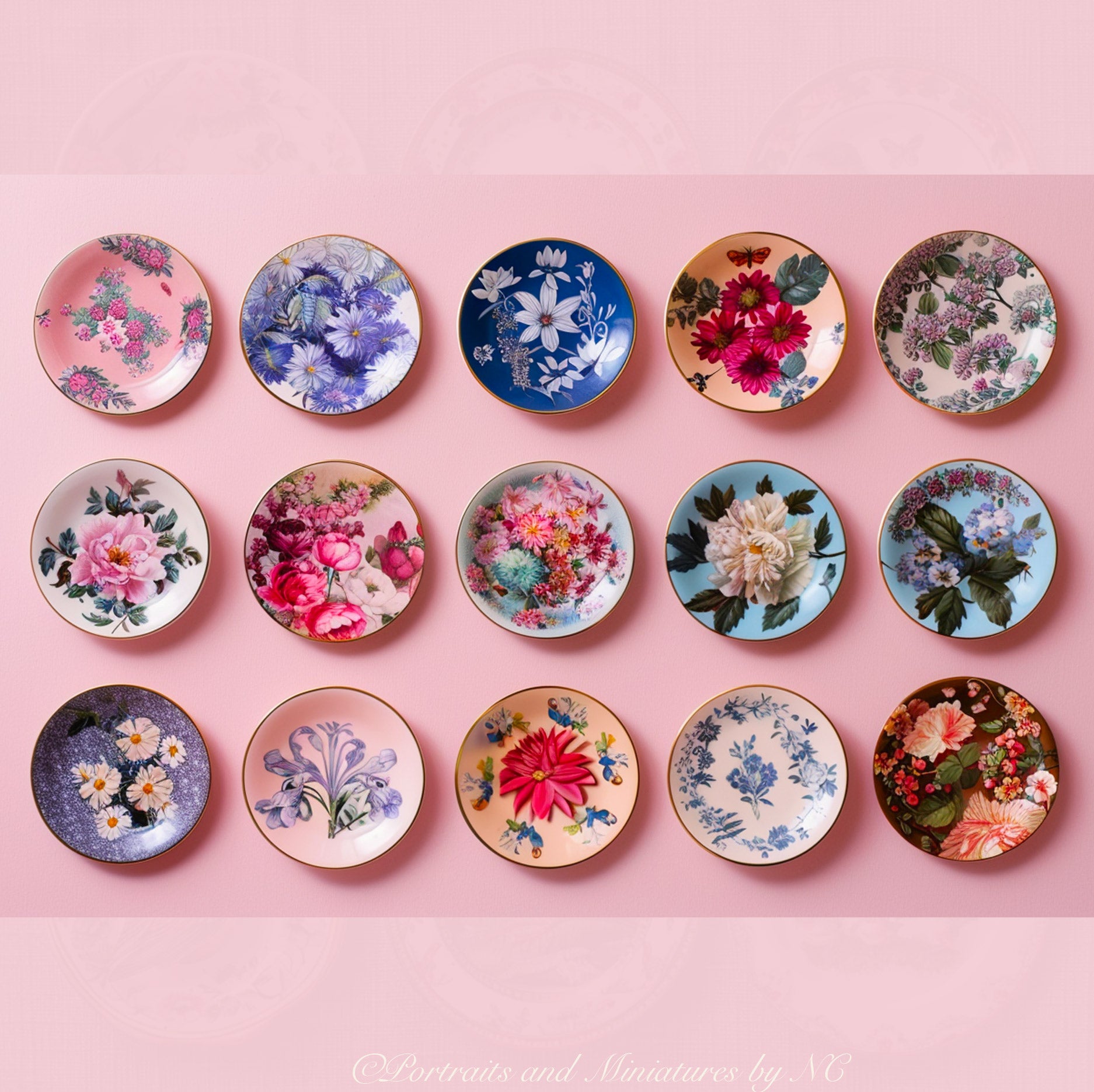 Floral Plate design 1