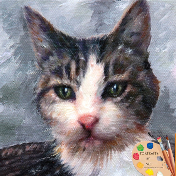 portrait-de-chat-gris-a-l-huile