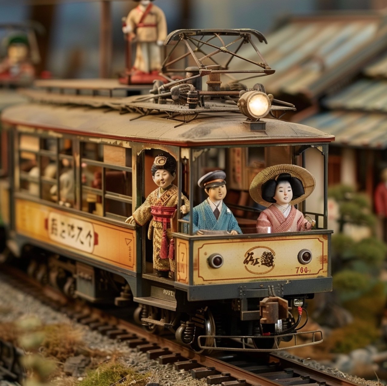 Miniature Japanese Train