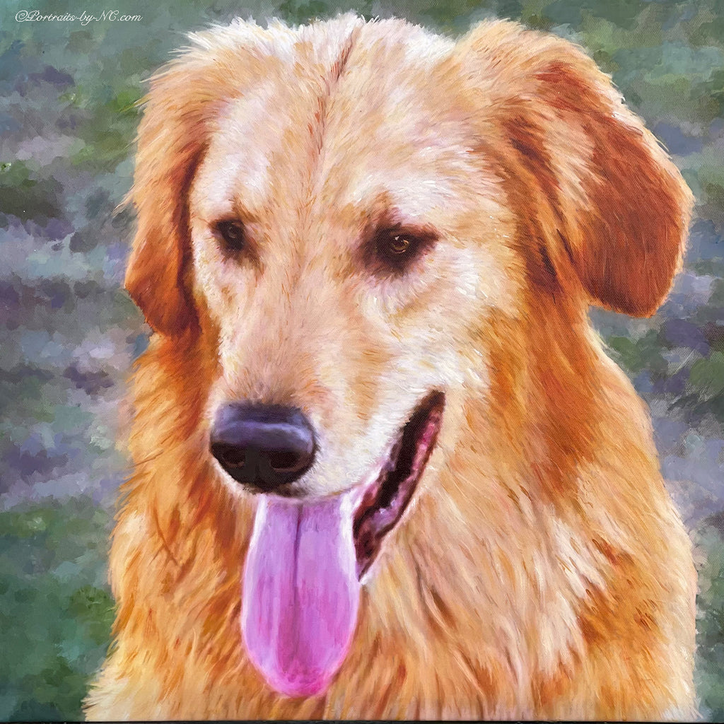 Golden Retriever Painting