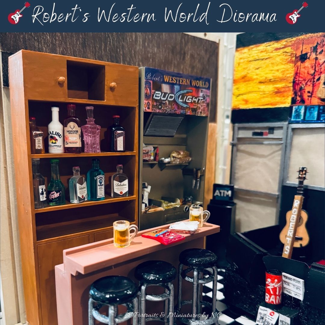 Robert's Western World Bar in Miniature