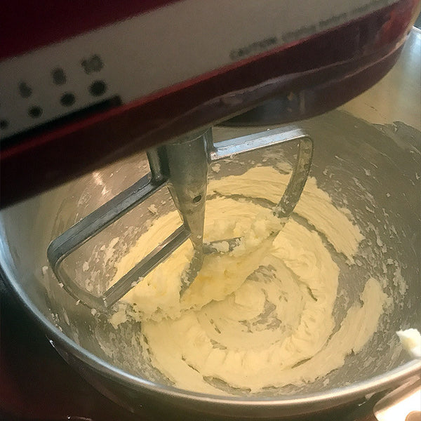 Butter im Mixer