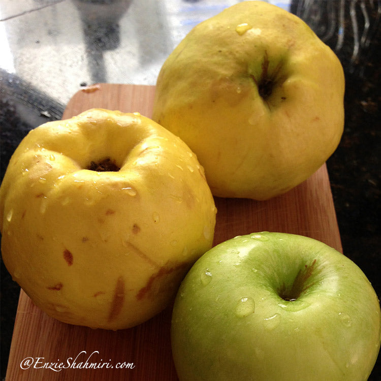 quince and apple