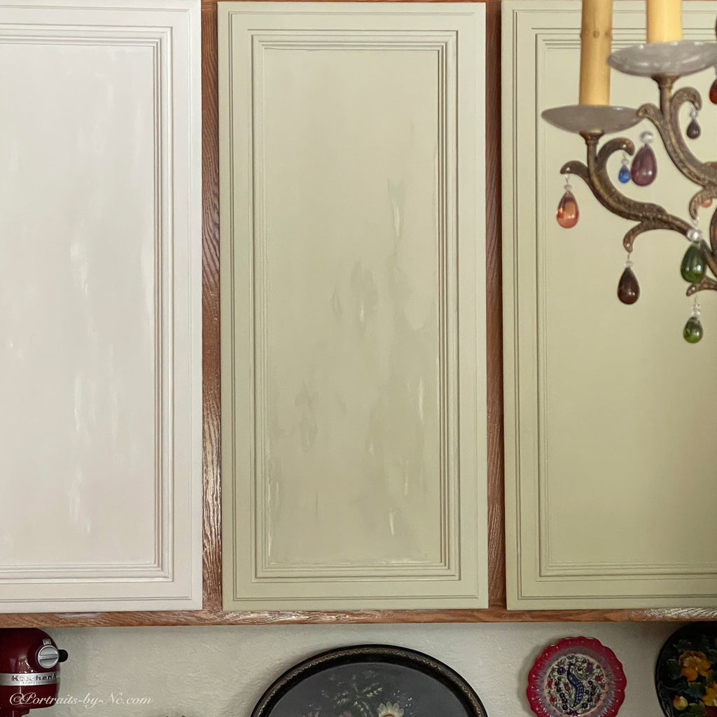 three cabinet colors