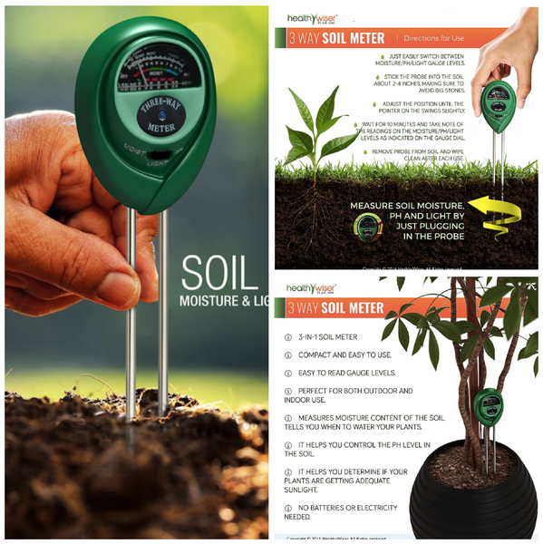 using soil tester