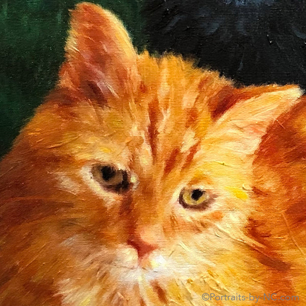 Tabby Cat Painting 684