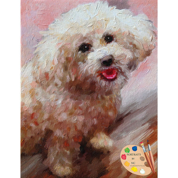 peinture pour animaux de compagnie schnoodle