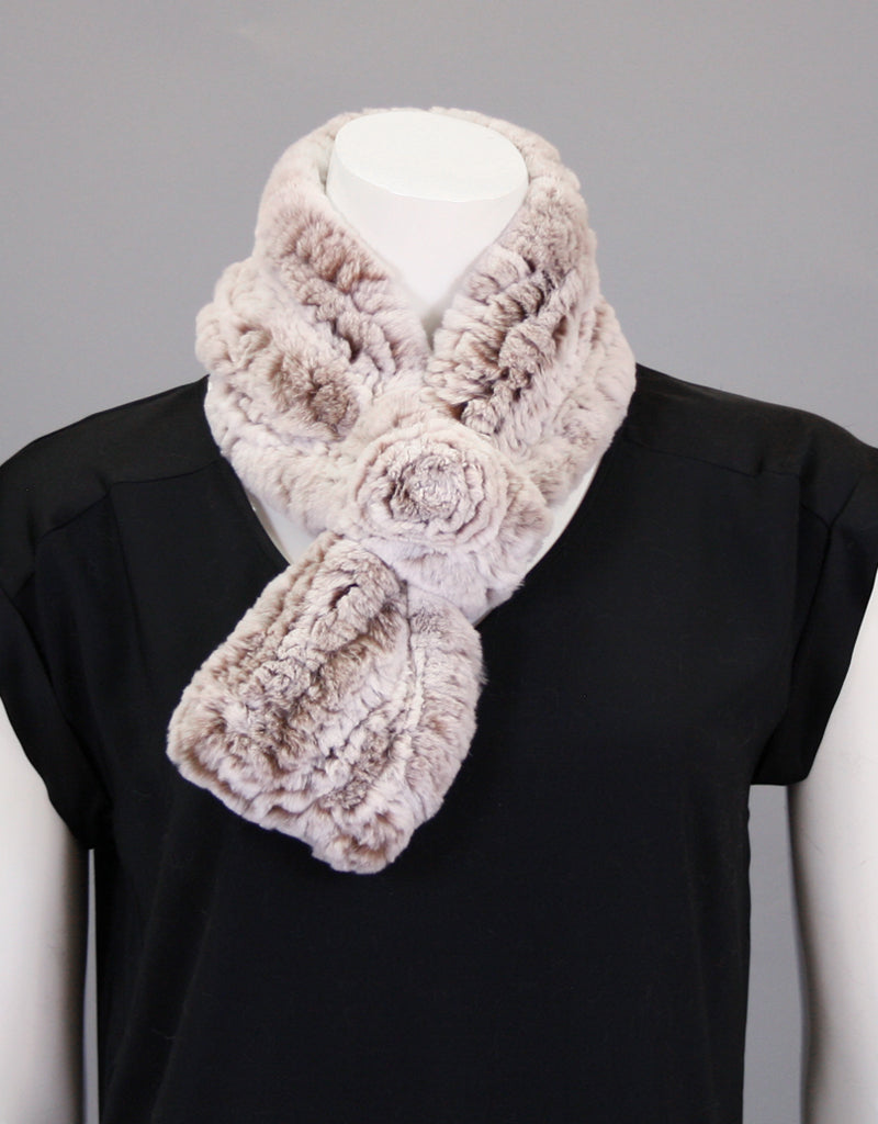 rosette scarf