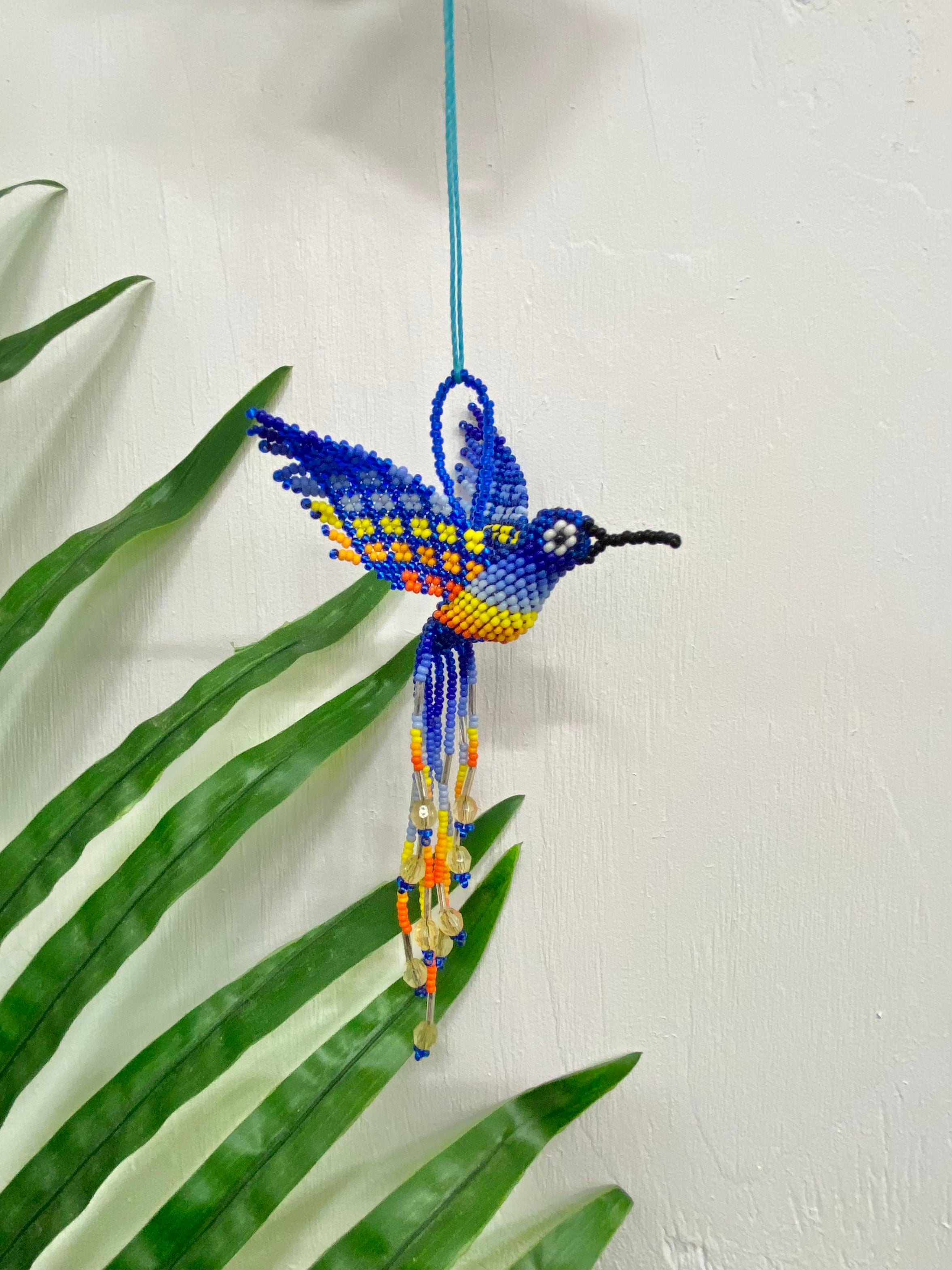 Hand-Beaded Glass Peacock Ornaments from Guatemala Pair 'Real Beauty' -  International Medical Corps