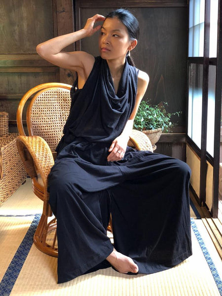 Forgotten Tribes - Ethnic clothing - Loose cotton palazzo pants - Ultra-light tank top