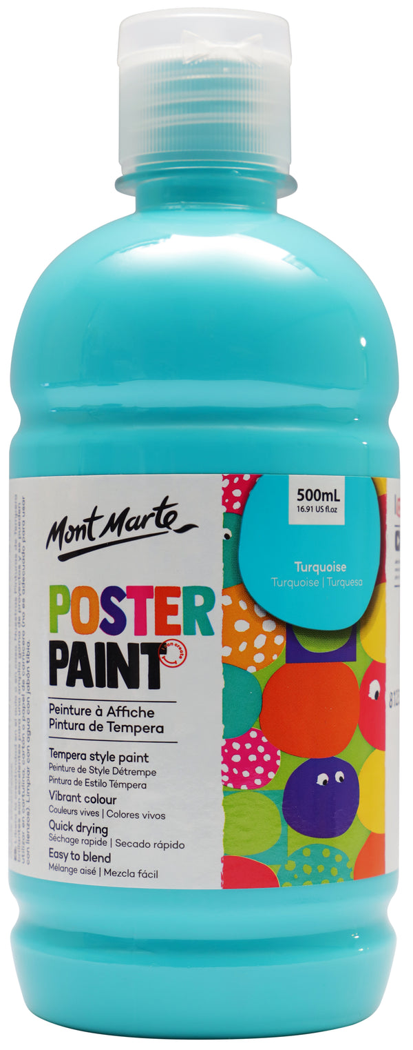 Mont Marte Poster Paint 500ml - Vermillion