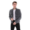 Stone Washed Cotton Men's Shacket