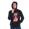 NAVY BLUE CATANA CAT COTTON MEN'S HOODIE