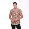 BUTTERFLY & SKULL MEN'S SHORT SLEEVE REGULAR SHIRT