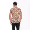 BUTTERFLY & SKULL MEN'S SHORT SLEEVE REGULAR SHIRT