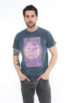 Stone Washed Effect Dr. Teeth & E. Mayhem Printed CottonT-shirt