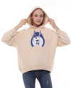 TotoPrint Fleece Cotton Women Long SleeveHoodie