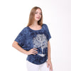 Shiny Sparkly Tree of Life Ballon CutTie Die Navy BLue - Black Top