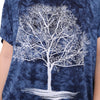 Shiny Sparkly Tree of Life Ballon CutTie Die Navy BLue - Black Top