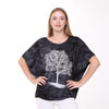 Shiny Sparkly Tree of Life Ballon CutTie Die Navy BLue - Black Top