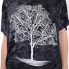 Shiny Sparkly Tree of Life Ballon CutTie Die Navy BLue - Black Top