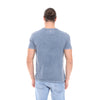 Anthracite Stone Washed Plain Men's T-shirts