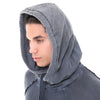 Stone Washed ANTRACİTECotton Men's Hoodie