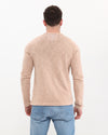 Plain Stone Washed Cotton Men's Long Sleeve T-shirt