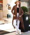 Waterfall Fringe Long Cardigan