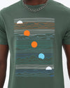 The Universe Solar System Print Men's Regular Fit T-shirt