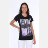 Black Chewbacca Gum Printed Cotton Women T-shirt Tee Top S-PONDER