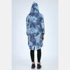 Blue Long Tie Die Cotton Cardigan with Hood - S-Ponder Shop 