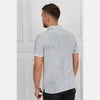 Light Grey Stone Washed Cotton Men's Polo T-Shirt - S-Ponder Shop