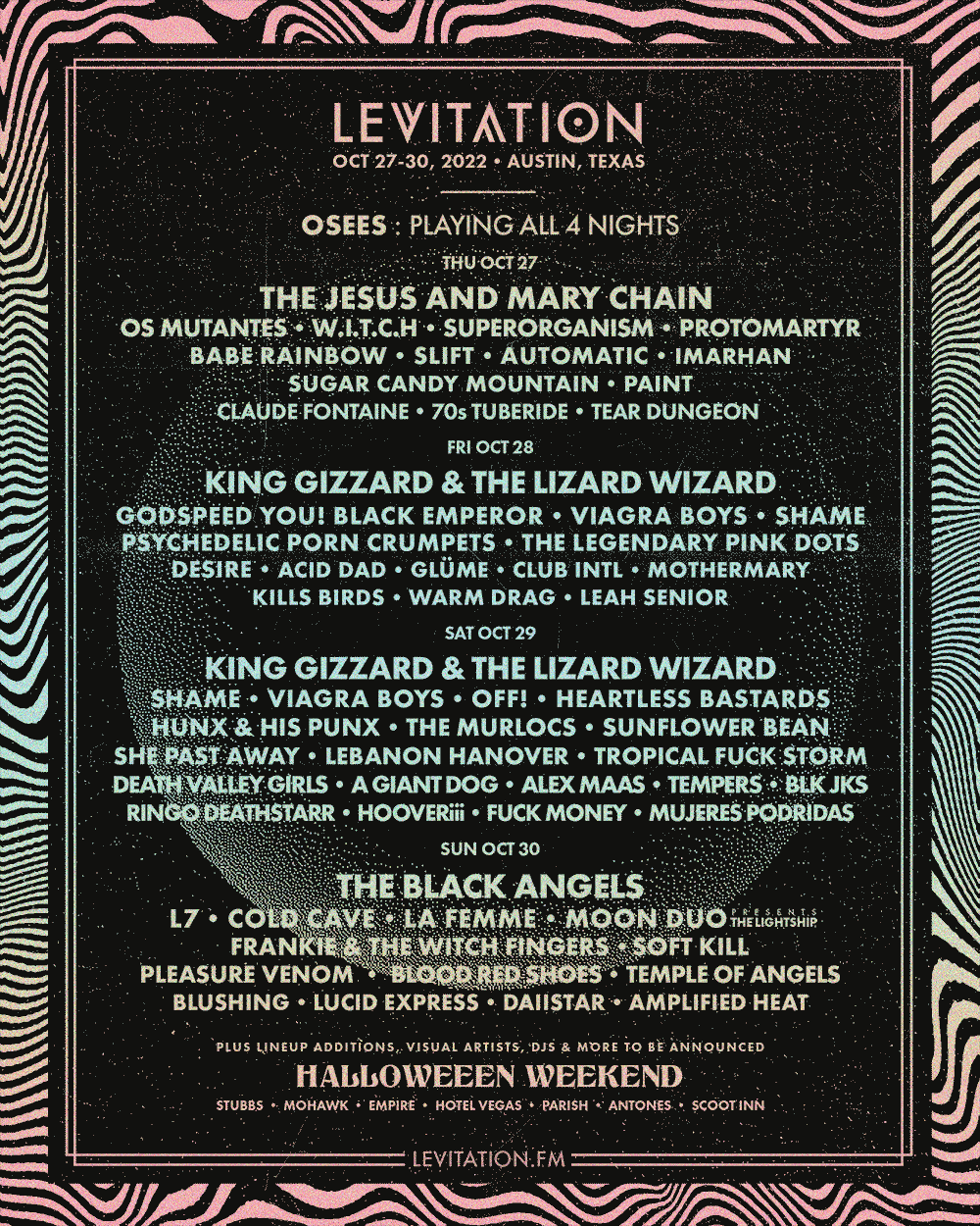 Porn Gifs Fucking Passed Out Girl - LEVITATION 2022 : Lineup Announce + On Sale